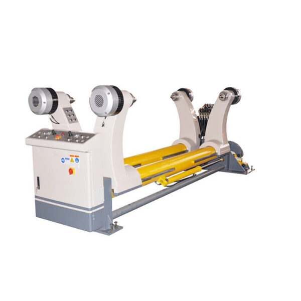 Hydraulic shaftless mill roll stand