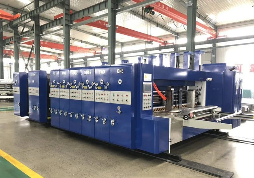 automatic flexo printer slotter die cutter for making pizza box