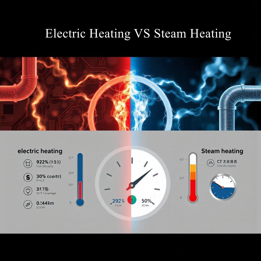 Single facer heating