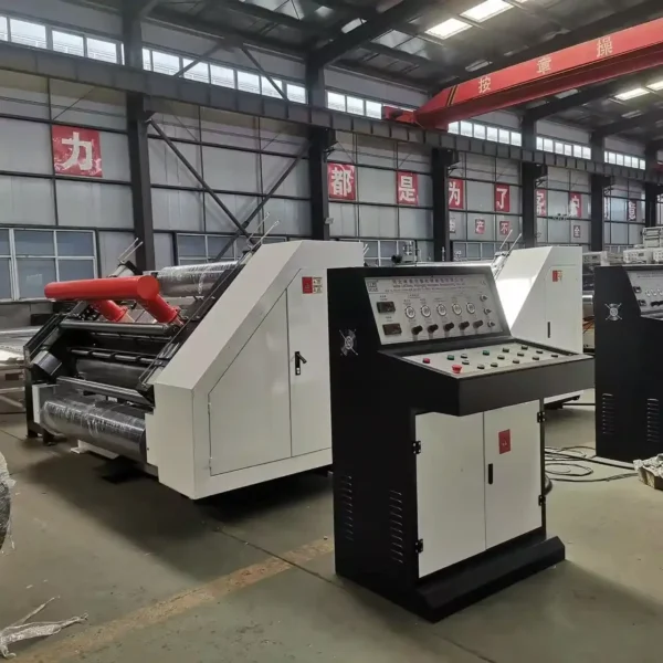 2 Ply Single Facer Corrugated Line/Semi Automatic Corrugated Box Making Machine - Image 3