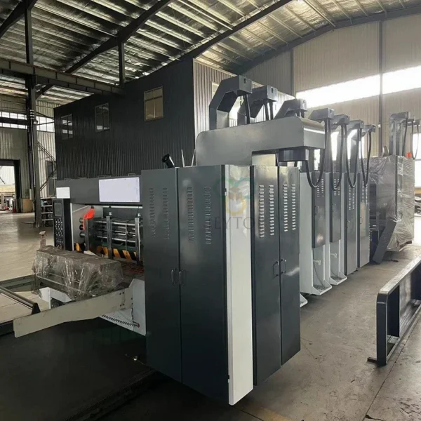 High speed Vacuum Transfer Flexo Printer Slotter Die Cutter - Image 5