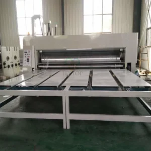 chain feed type semi-automatic 2 color printer slotter machine