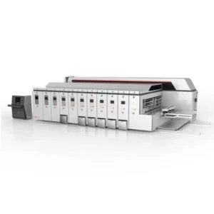 Full Vacuum Flexo Printing Slotting Die Cutter Working Width 2500mm Φ300mm Anilox Roll Max working Speed 180 Sheets/Min