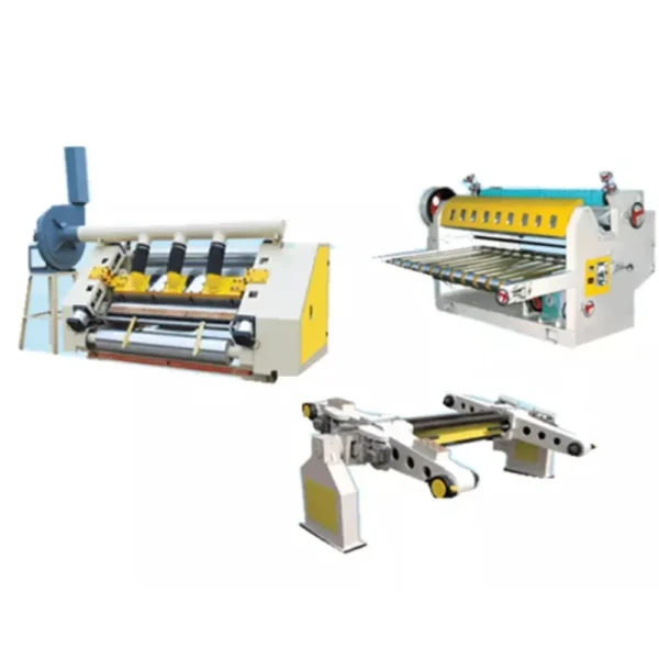 single facer line- 2 ply corrugated cardboard production line
