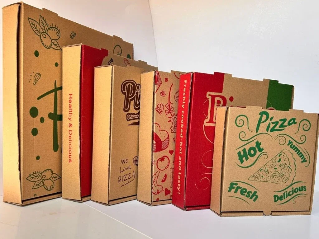 Pizza box making machine