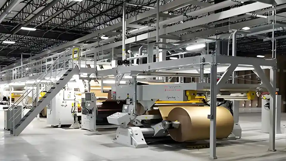 mill-roll-stand Corrugated Cardboard Production Line