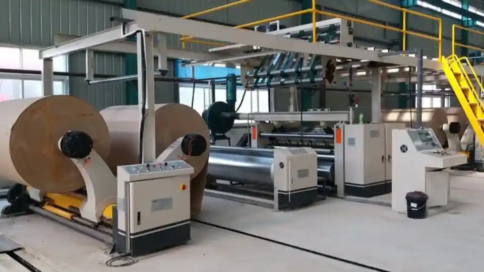 mill-roll-stand Corrugated Cardboard Production Line