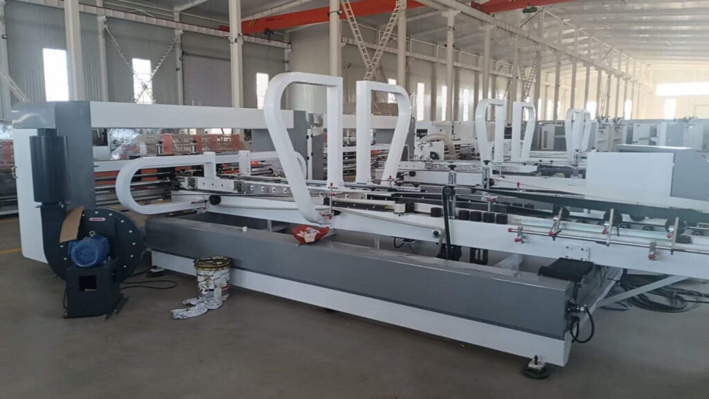 automatic folder gluer machine workshop