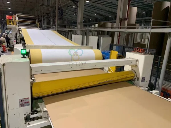corrugator belts on the double facer machine
