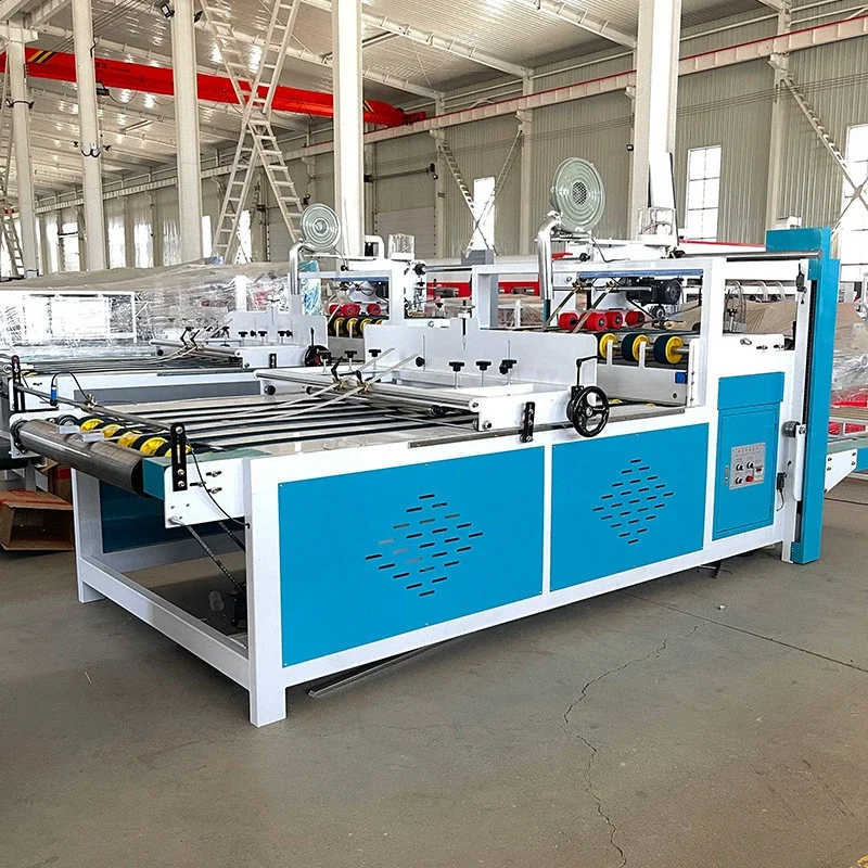 Semi-automatic carton folding gluing machineSemi-automatic carton folding gluing machine