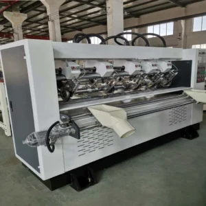 electrical blade adjustment thin blade slitting and creasing machine