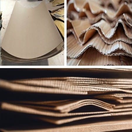 Severely warped corrugated board, a common quality issue affecting printing and conversion Severely warped corrugated board, a common quality issue affecting printing and conversion