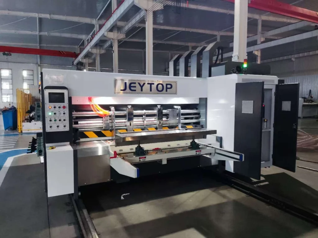 2 color flexo printer die cutter with slotting rings