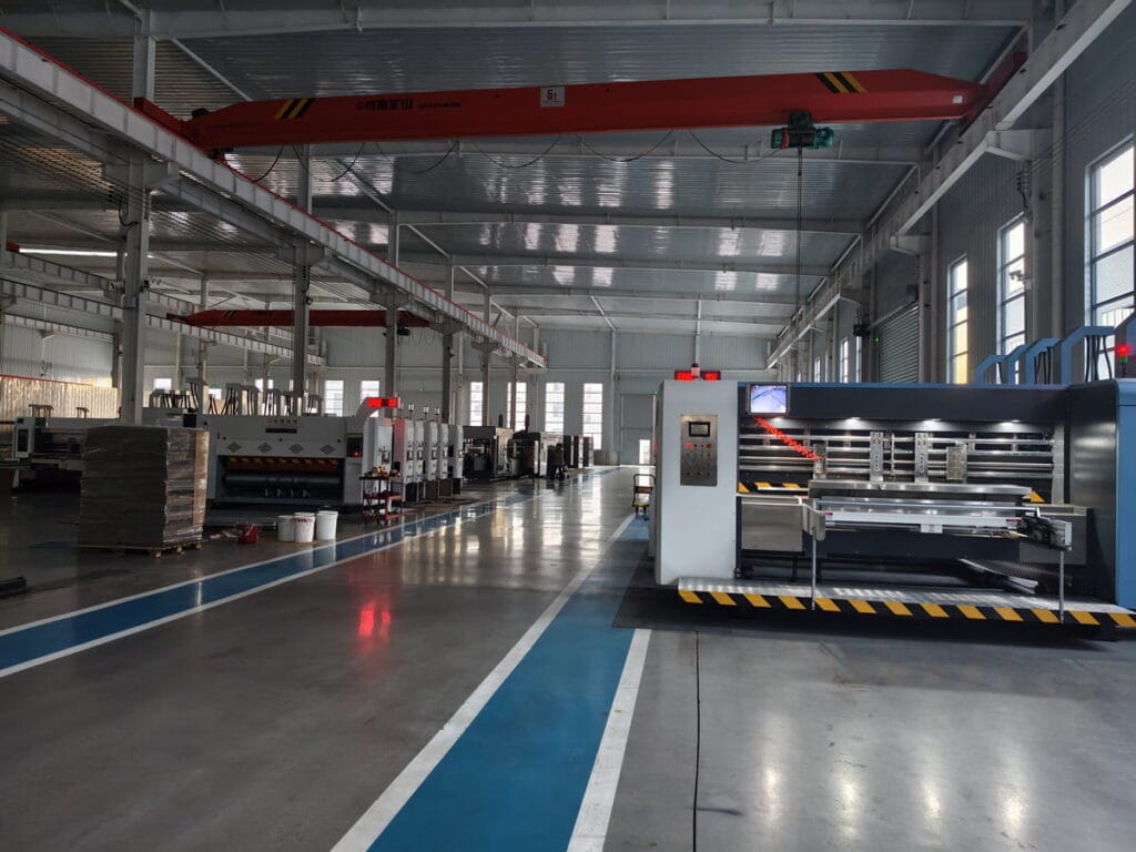 Workshop of Jeytop carton machinery 